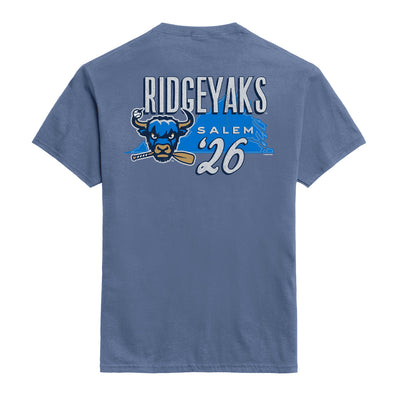 Salem RidgeYaks The Farm Yak State Logo SS Tee