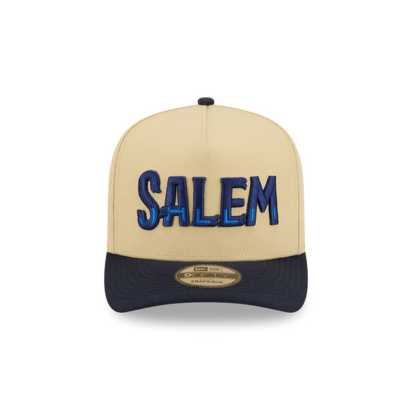 Salem RidgeYaks New Era Golden Boy 950 A Frame Pre Curved Snapback
