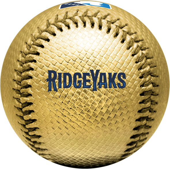 Salem RidgeYaks Rawlings Gold Baseball