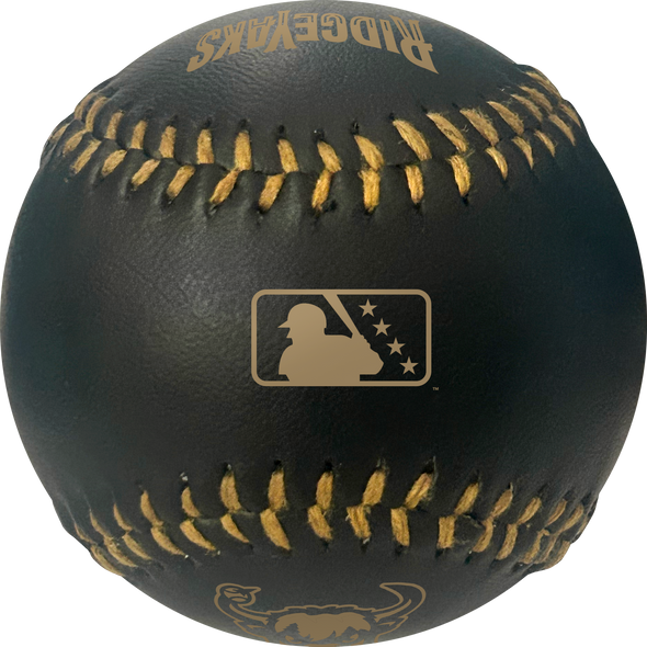 Salem RidgeYaks Rawlings Black and Gold Baseball