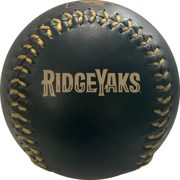 Salem RidgeYaks Rawlings Black and Gold Baseball