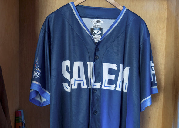 Salem RidgeYaks Adult Navy Sublimated Jersey